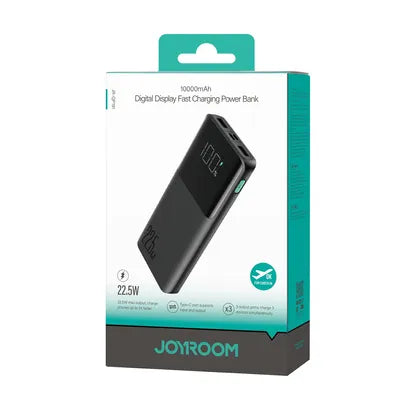Joyroom JR-QP191 10000mah 22.5W Fast Charging Powerbank With LCD Display