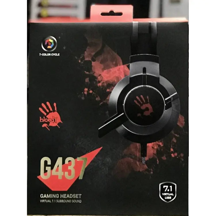 Bloody G437 RGB Glare Virtual 7.1 Gaming Headset