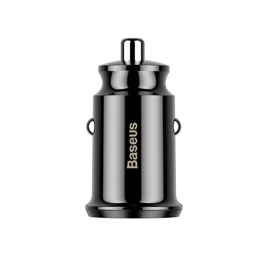 Baseus Grain Car Charger (Dual USB 5V 3.1A ) CCALL-ML01 Black