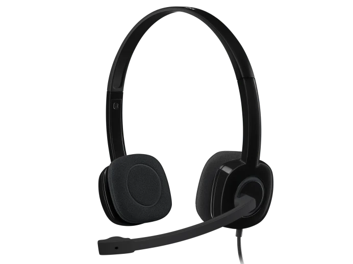Logitech H151 Stereo Headset: Affordable and Comfortable Headset with Full Stereo Sound and Inline Controls