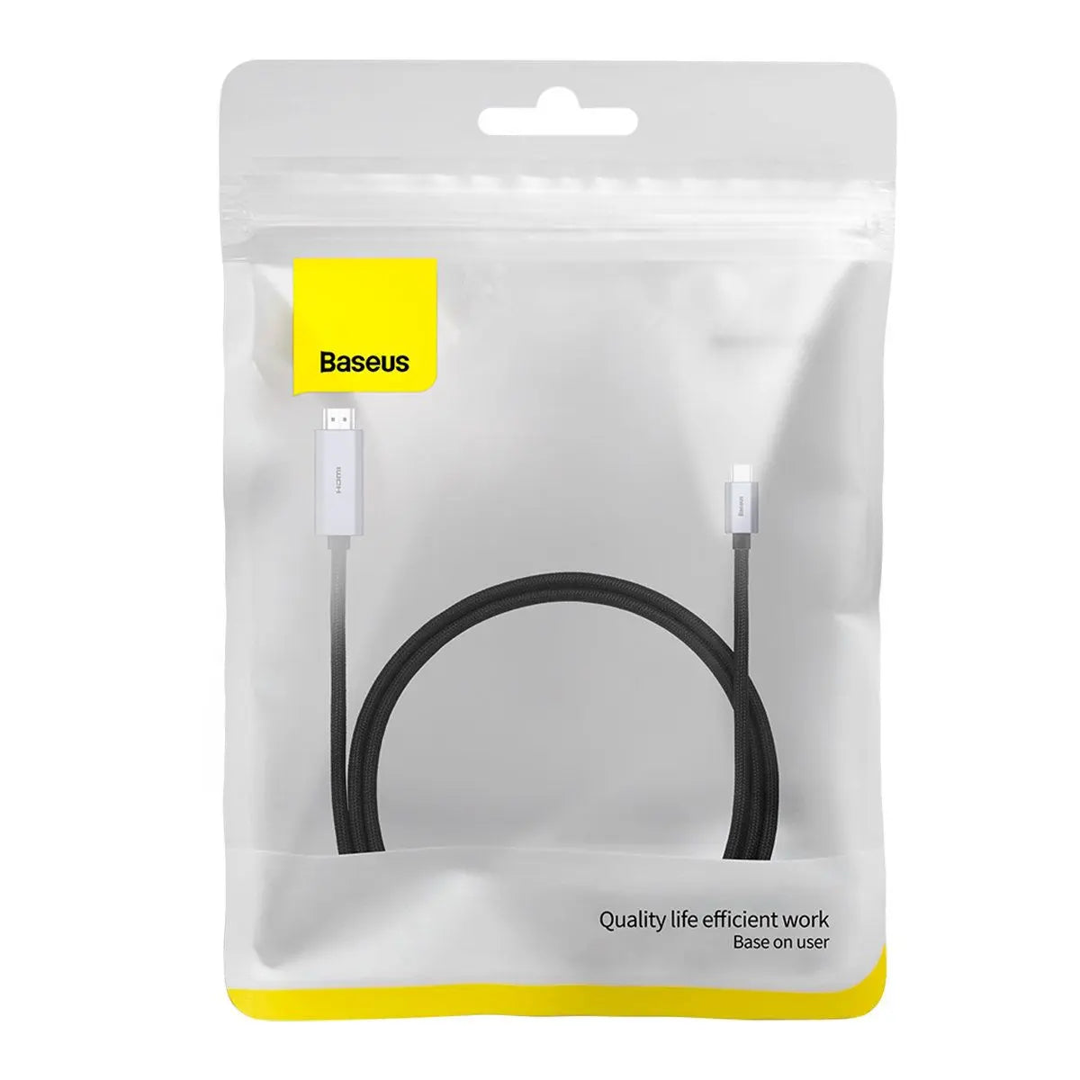 Baseus Type-C to HDMI 4K Adapter Cable High Definition Series Graphene 1m Black