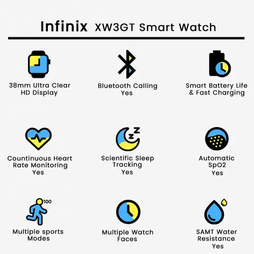 Infinix XW3GT Smart Watch