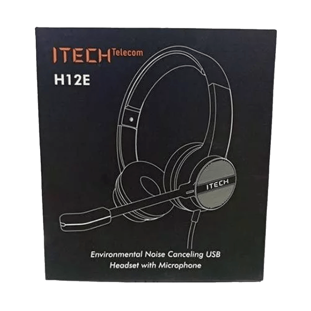 Itech Telecom Environmental Noise Cancelling Headset (H12E)