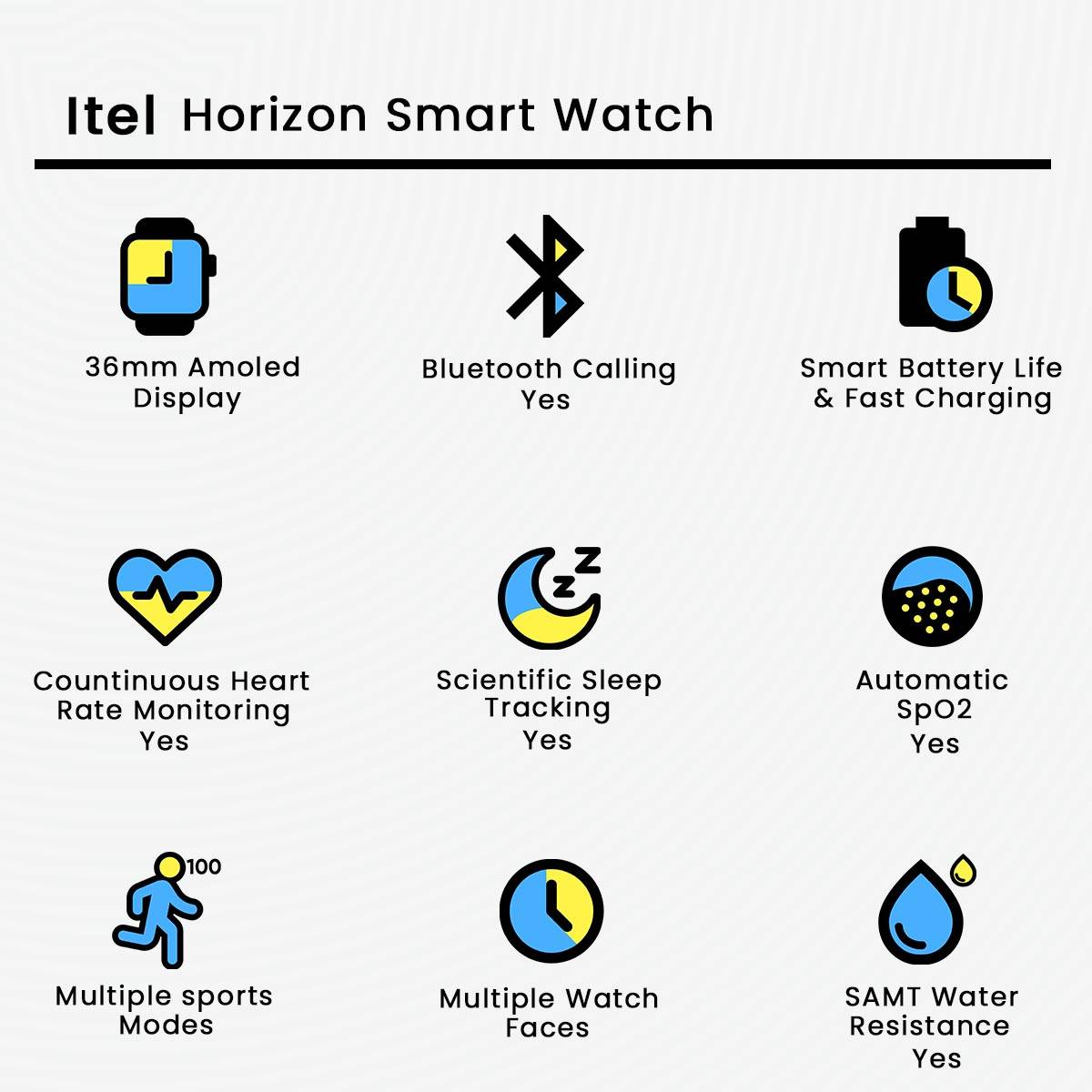 Itel N8 Horizon Smart Watch