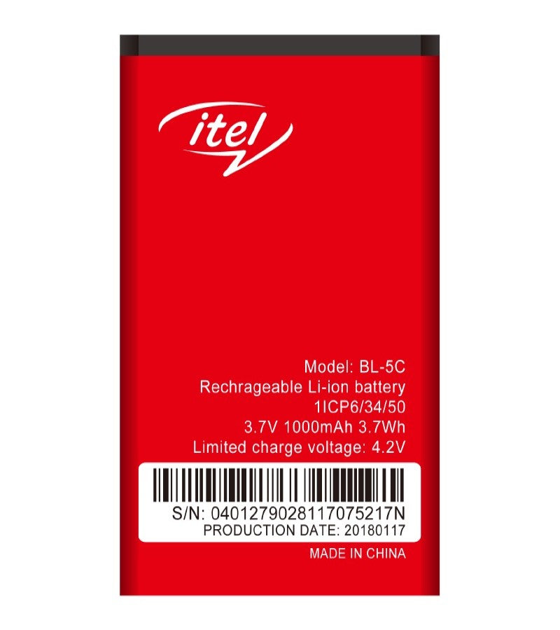 itel Mobile Battery for Itel BL-5C 1000mAh (Original)