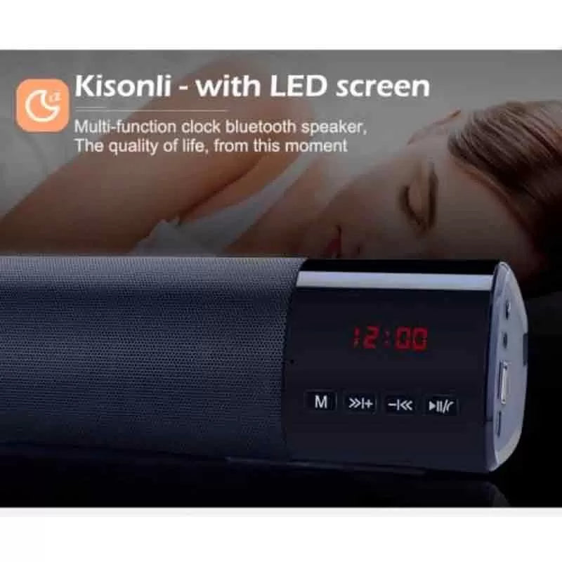 Kisonli Wireless Bluetooth Clock Speaker LED-800 A high quality speaker