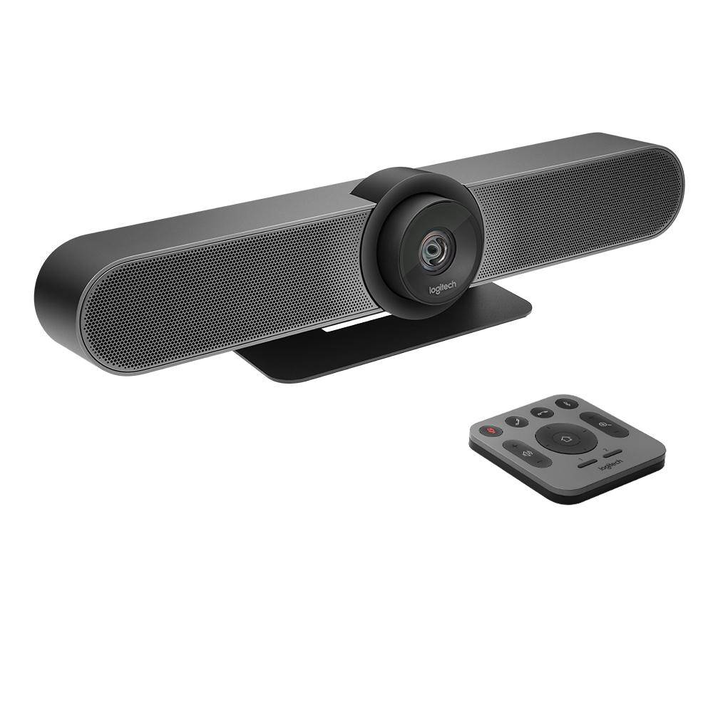 Logitech MeetUp Video Conferencing System, Ultra HD 4K/1080p/720p, 3 Microphones/Adjustable Speakers, Wide Field of View 120°,
