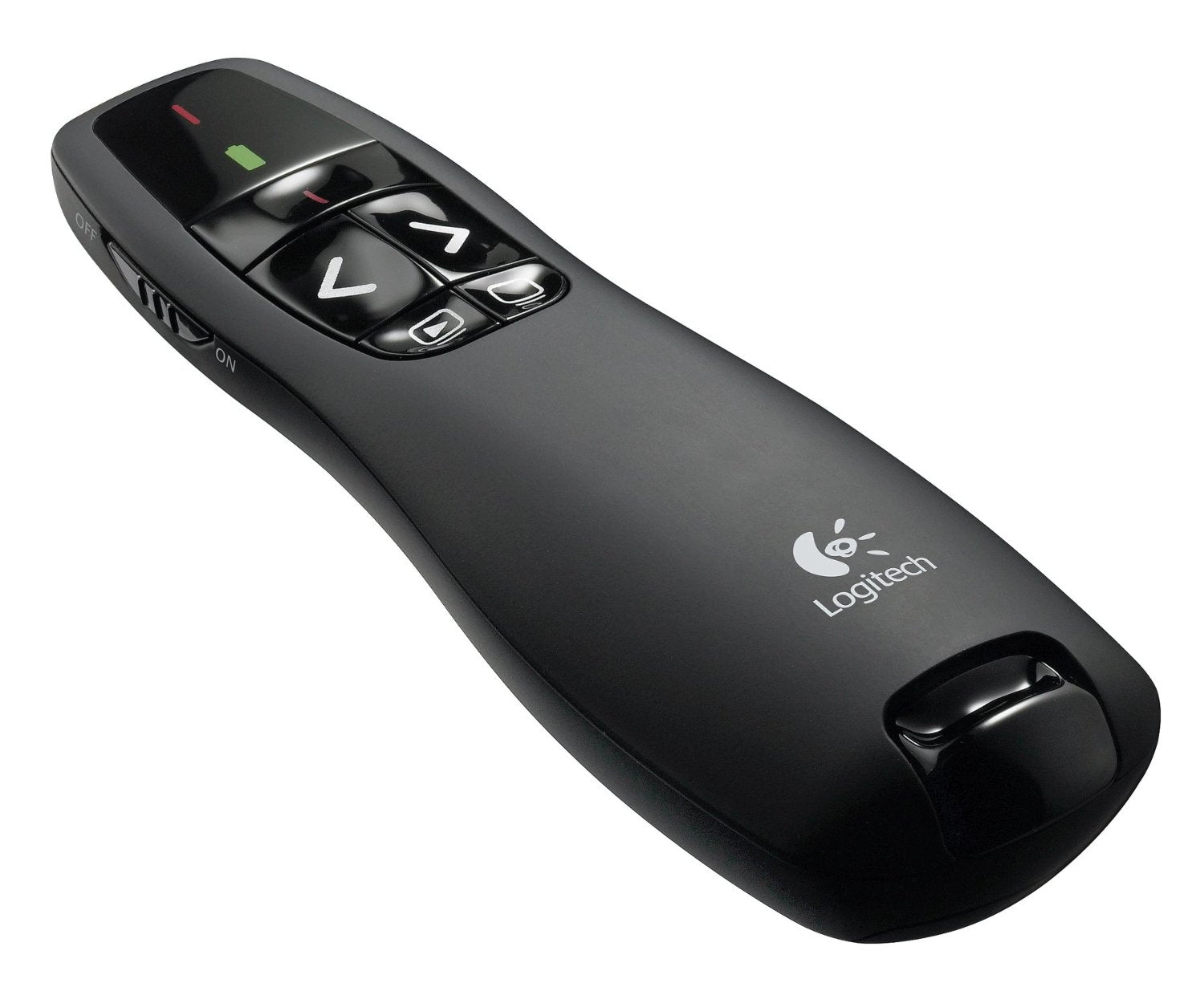Logitech R400 Wireless Presenter: Intuitive Controls and Red Laser Pointer