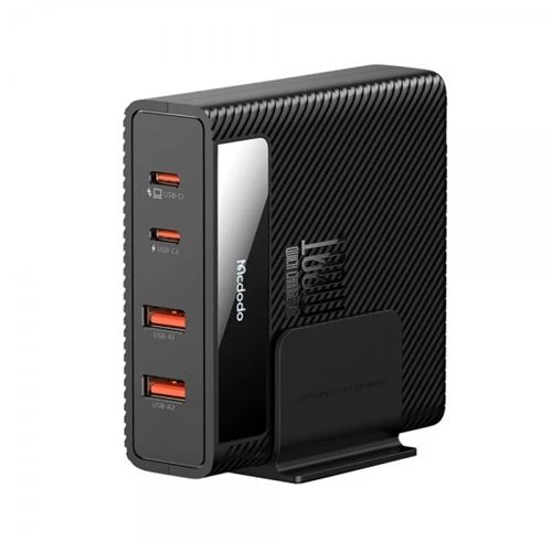 Mcdodo CH-1802 100W Charger USB C 4-IN-1 2C2A 100W PD Charger Fast Charging Station With AC Cable 1.5Meter C Type 5A Charging Cable