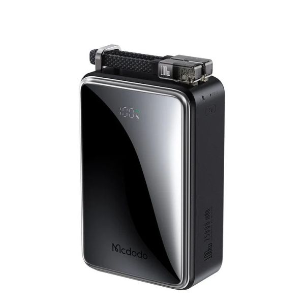 Mcdodo 100W 25000mAh Digital Display 2C+1A Power Bank Built-in Cable - MC-0561