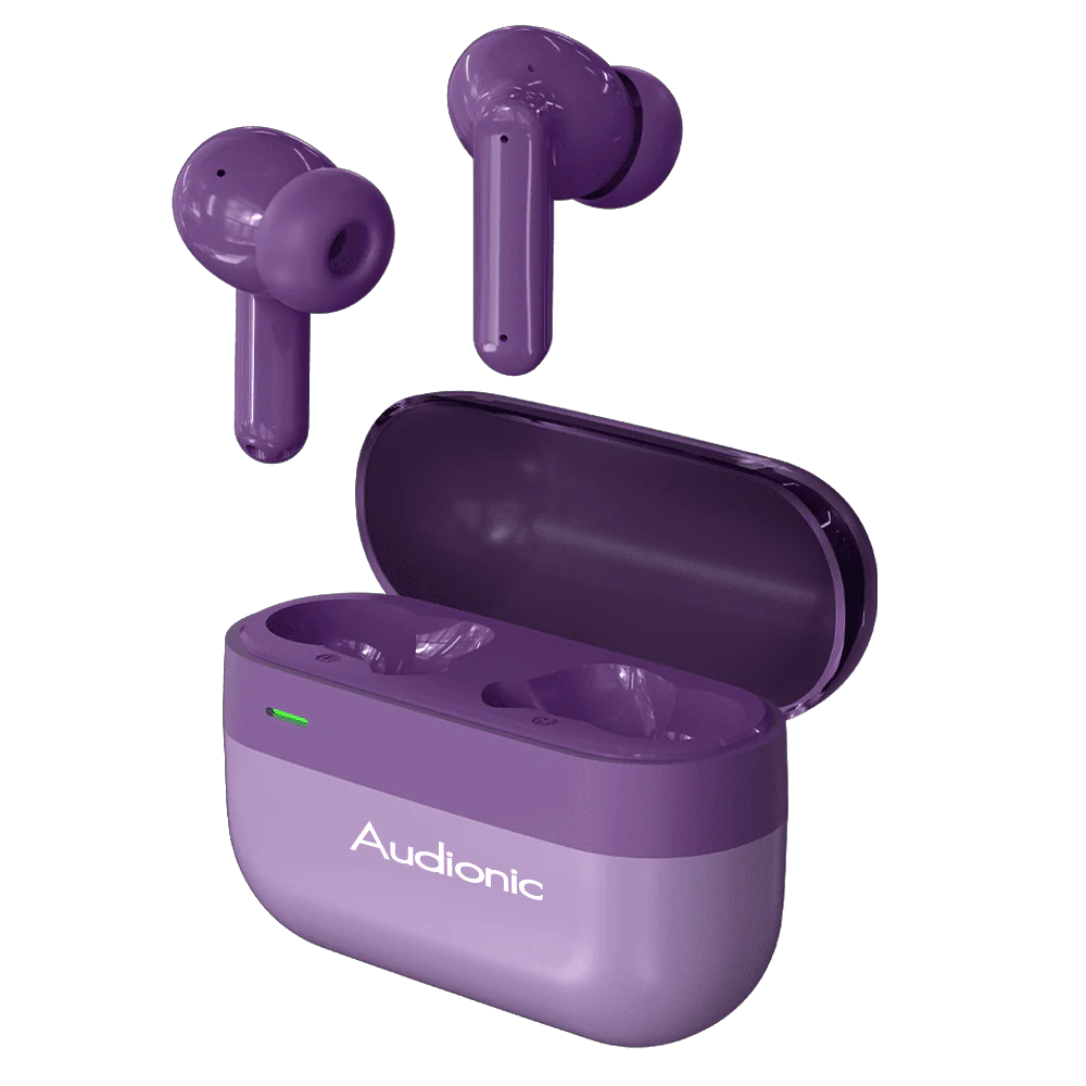 Audionic Airbud 430 ENC & Gaming mode, Water Resistant, Voice Assistance Wireless Earbuds, Wireless Earphones & Water Proof Bluetooth Ear buds And Headphones, Exclusive In ear Headphone, Airbud with 1 Year Brand Warranty