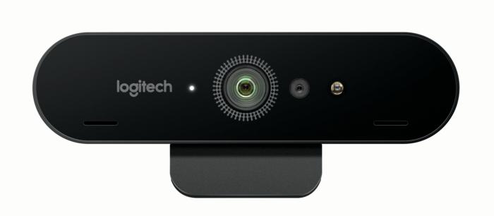 Logitech Brio 4K Webcam, Ultra 4K HD Video Calling, Noise-Canceling mic