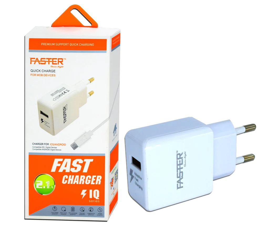 FASTER FAC-900 Quick & Fast Charger IQ Series 2.1A