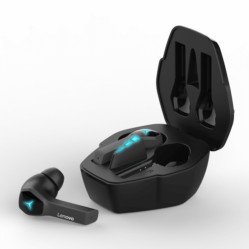Lenovo HQ08 True Wireless Gaming Earbuds with Low Latency and Long Battery Life, IPX5 Waterproof, Smart Touch Control, High-Performance Acoustic Components, Comfortable and Stable Fit